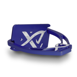 Angled customizable Exalte Aluminium Stirrups Blue