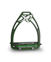 Classic customizable Exalte Aluminium Stirrups Green