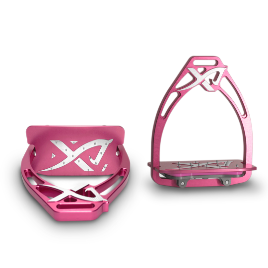 Classic customizable Exalte Aluminium Stirrups Pink