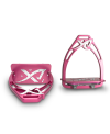 Classic customizable Exalte Aluminium Stirrups Pink