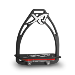 Classic customizable Exalte Aluminium Stirrups Black