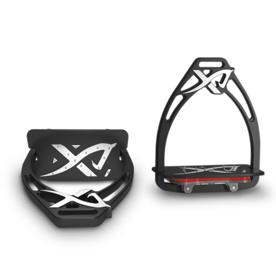 Classic customizable Exalte Aluminium Stirrups Black