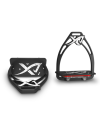 Classic customizable Exalte Aluminium Stirrups Black