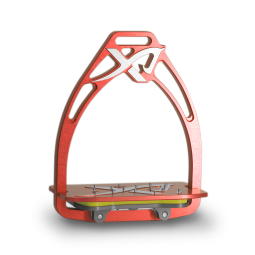 Classic customizable Exalte Aluminium Stirrups Orange