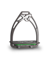 Classic customizable Exalte Aluminium Stirrup Graphite Grey