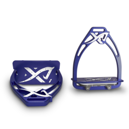 Classic customizable Exalte Aluminium Stirrups Blue