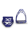 Classic customizable Exalte Aluminium Stirrups Blue