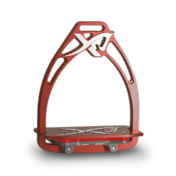 Classic customizable Exalte Aluminium Stirrups Copper Red