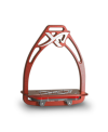 Classic customizable Exalte Aluminium Stirrups Copper Red