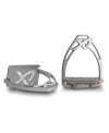 Angled customizable Exalte Aluminium Stirrups Orange