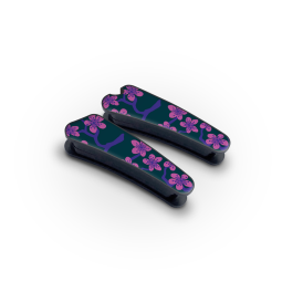 Kit Petits Magnets Fleurs Exalte Personnalisables violet