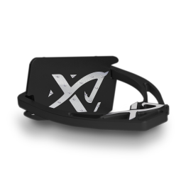 Angled customizable Exalte Aluminium Stirrups Black