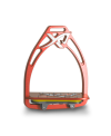 Angled customizable Exalte Aluminium Stirrups Orange